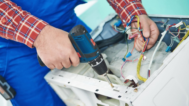Akhisar Sunny Sunny çamaşır makinesi kart tamiri – Su almama arızası orijinal parça ile giderildi. - Teknik servis örneği